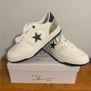 Vintage Havana Shoes - White with gold and Black